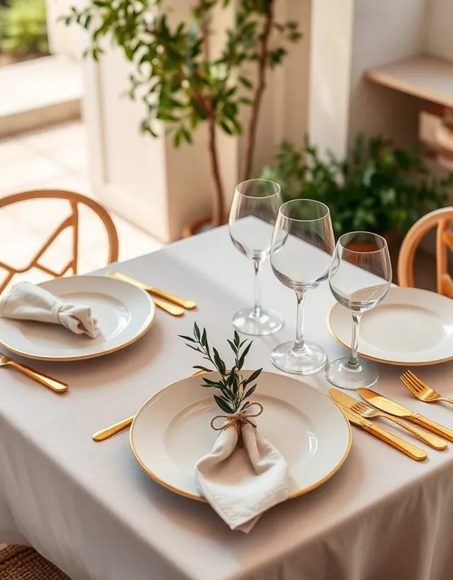 Colección de mesa italiana Brandani